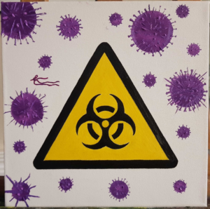 Biohazardous - 30x30cm
