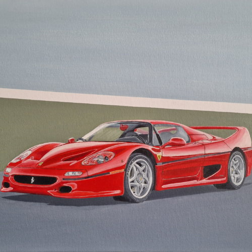 Ferrari - 70x50cm