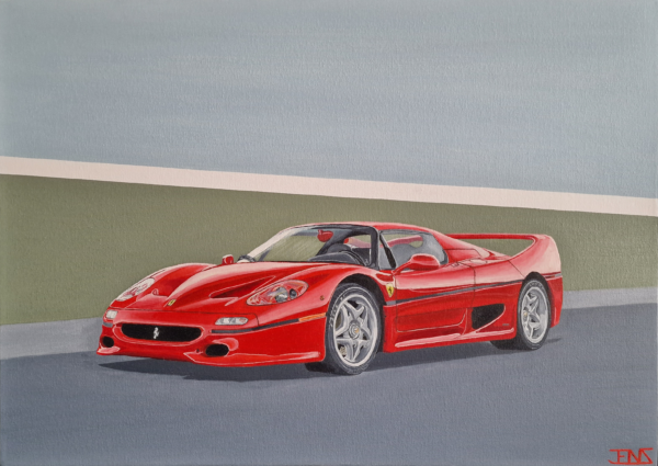 Ferrari - 70x50cm